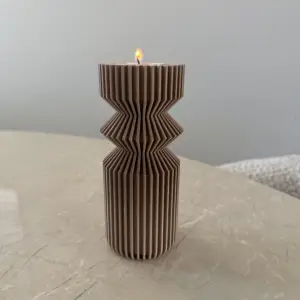 Waxinelichthouder Kandelaar Rib